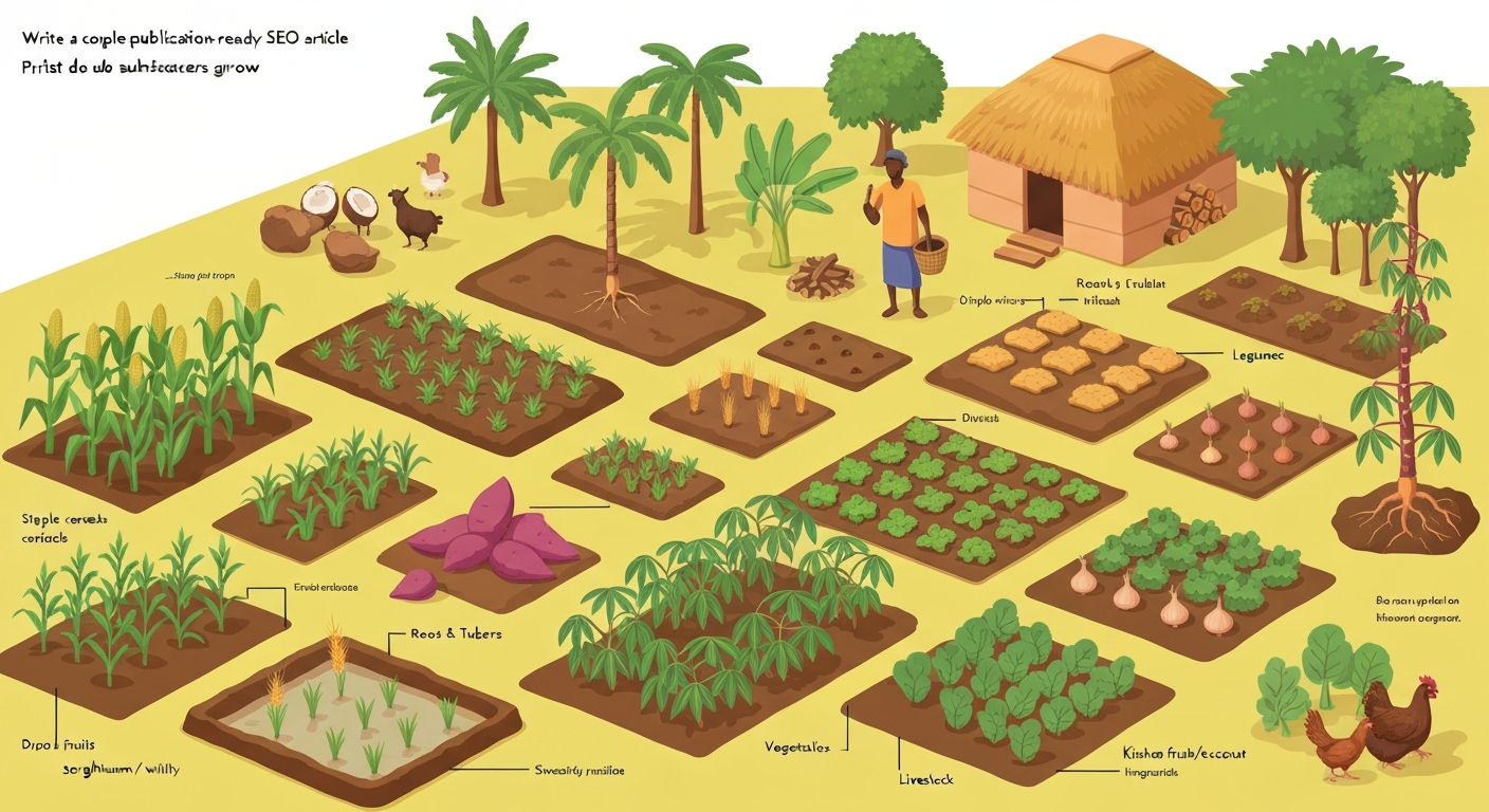 What Do Subsistence Farmers Grow: Global Crops & Systems