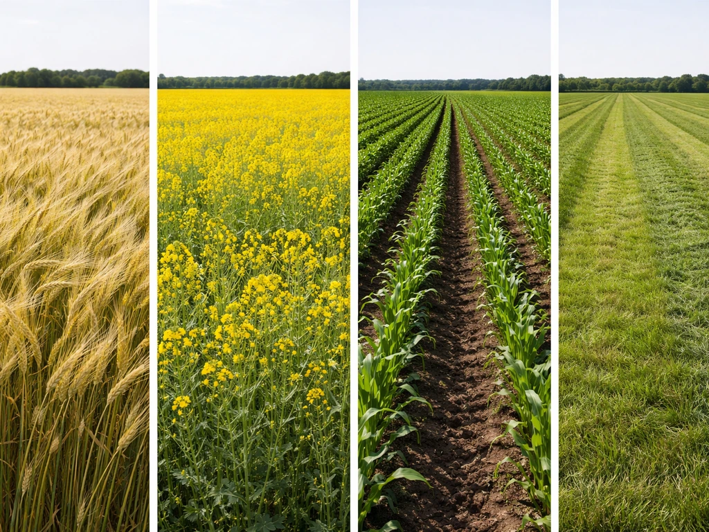 what do farmers grow in the field